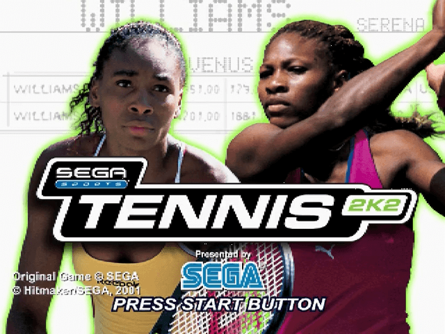 Tennis 2K2 screenshot 3 for Sega Dreamcast
